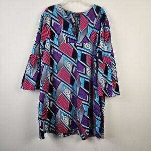 The OULA COMPANY XL Art to Wear Dress Lagenlook